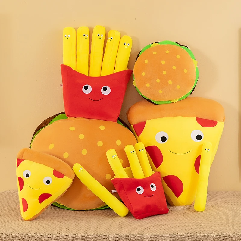 Frytki Hamburger Pluszowa zaba – Food Snacks For Kids recenzja i cena