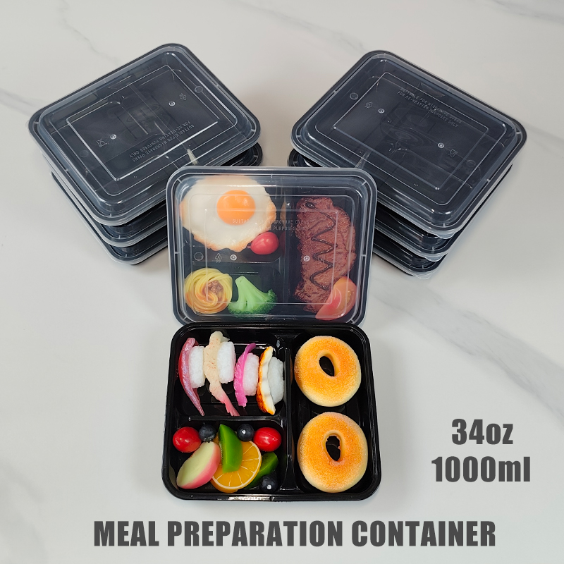 Pojemniki na posiłki z 3 przeg – Food Prep Snacks recenzja i cena