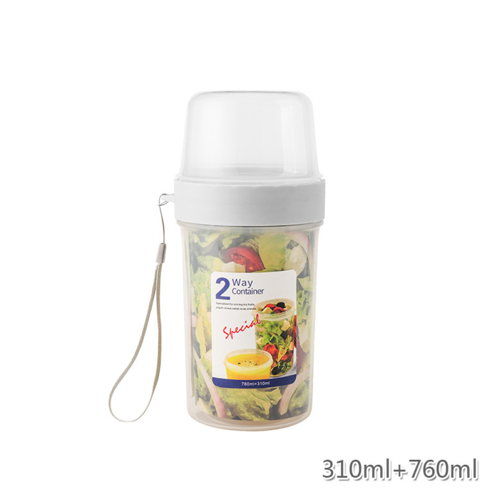 Dwupoziomowy szczelny pojemnik – Food Prep Snacks recenzja i cena